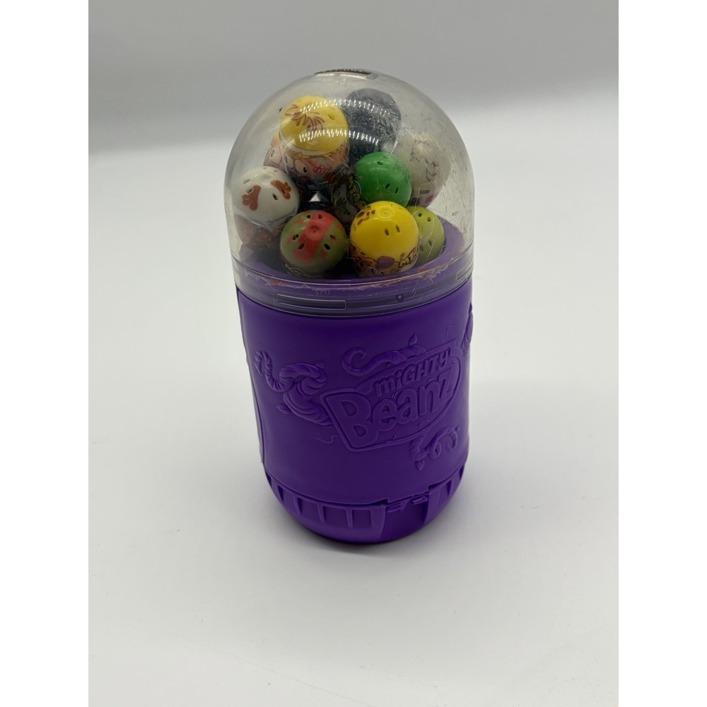 Mighty Beanz Lot of 10 Beanz and Purple Capsule Pod Beanz collection